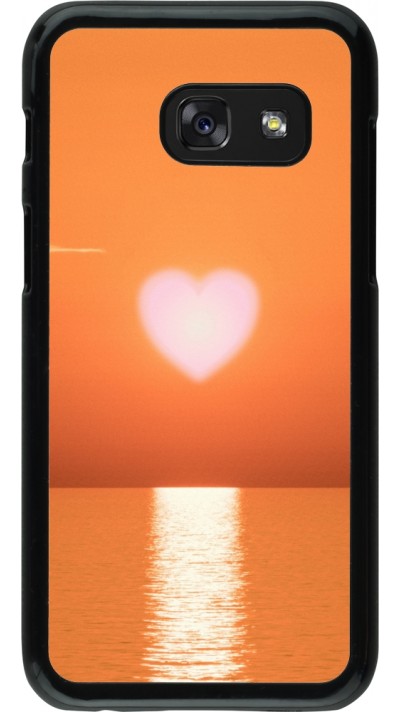 Coque Samsung Galaxy A3 (2017) - Valentine 2023 heart orange sea