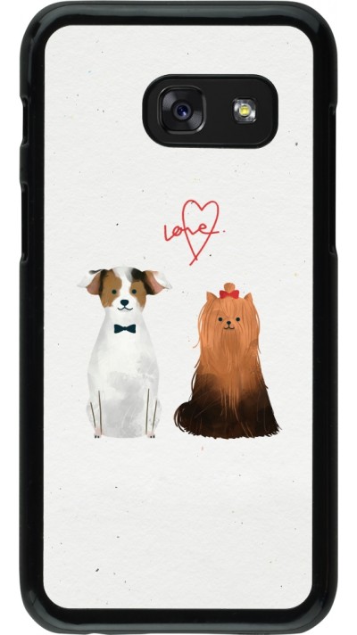 Coque Samsung Galaxy A3 (2017) - Valentine 2023 love dogs