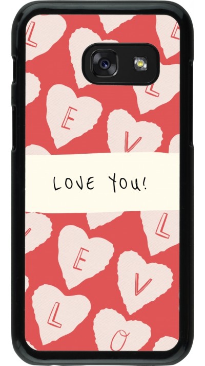 Coque Samsung Galaxy A3 (2017) - Valentine 2023 love you note
