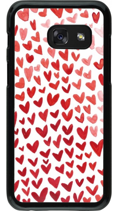 Coque Samsung Galaxy A3 (2017) - Valentine 2023 multiple red hearts