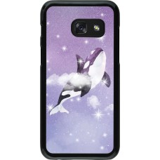 Hülle Samsung Galaxy A3 (2017) - Whale in sparking stars