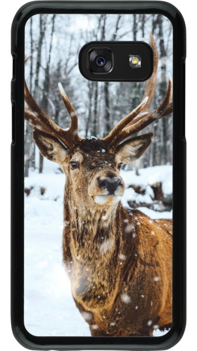 Coque Samsung Galaxy A3 (2017) - Winter 22 Cerf sous la neige