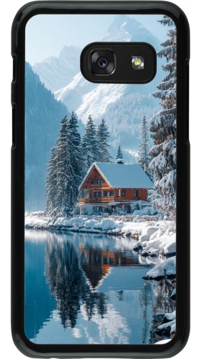 Coque Samsung Galaxy A3 (2017) - Winter 25 Winter house forest day