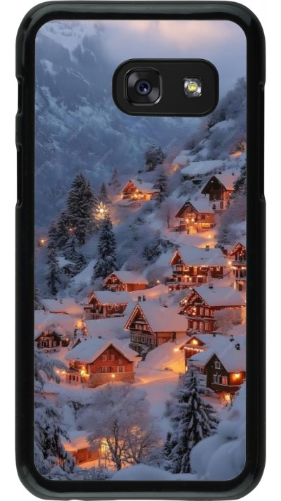 Coque Samsung Galaxy A3 (2017) - Winter 25 Winter snowy village