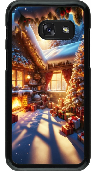 Samsung Galaxy A3 (2017) Case Hülle - Weihnachten Chalet Feerie