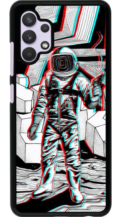 Coque Samsung Galaxy A32 - Anaglyph Astronaut