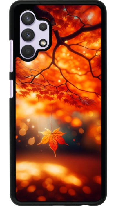 Samsung Galaxy A32 Case Hülle - Herbst Magisch Orange