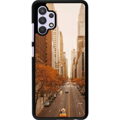 Samsung Galaxy A32 Case Hülle - Autumn 2024 New York city