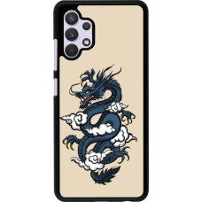 Samsung Galaxy A32 Case Hülle - Blue Dragon Tattoo