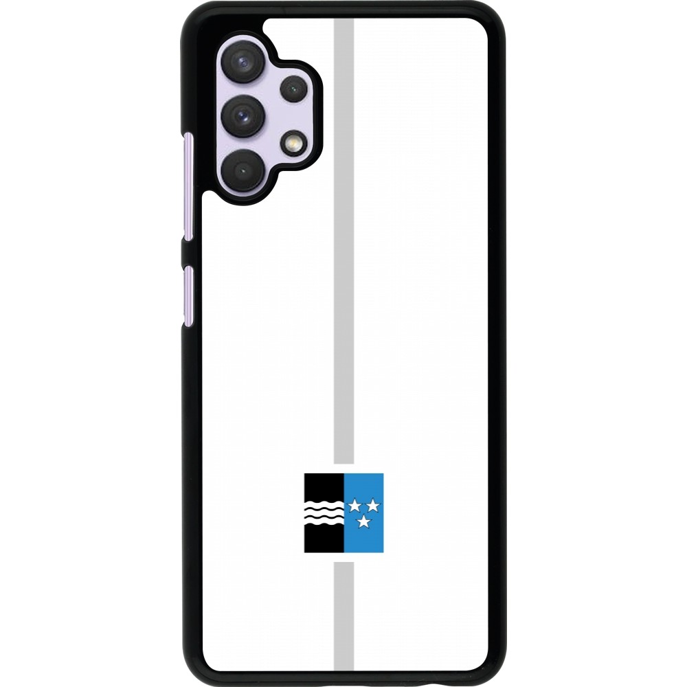 Samsung Galaxy A32 Case Hülle - Kanton AG weiss