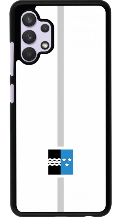 Samsung Galaxy A32 Case Hülle - Kanton AG weiss