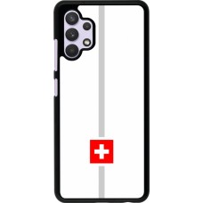 Samsung Galaxy A32 Case Hülle - Kanton CH weiss