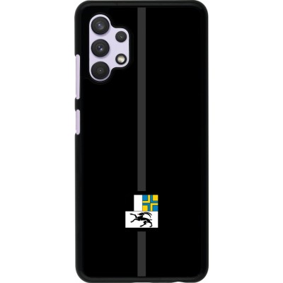 Samsung Galaxy A32 Case Hülle - Kanton GR schwarz