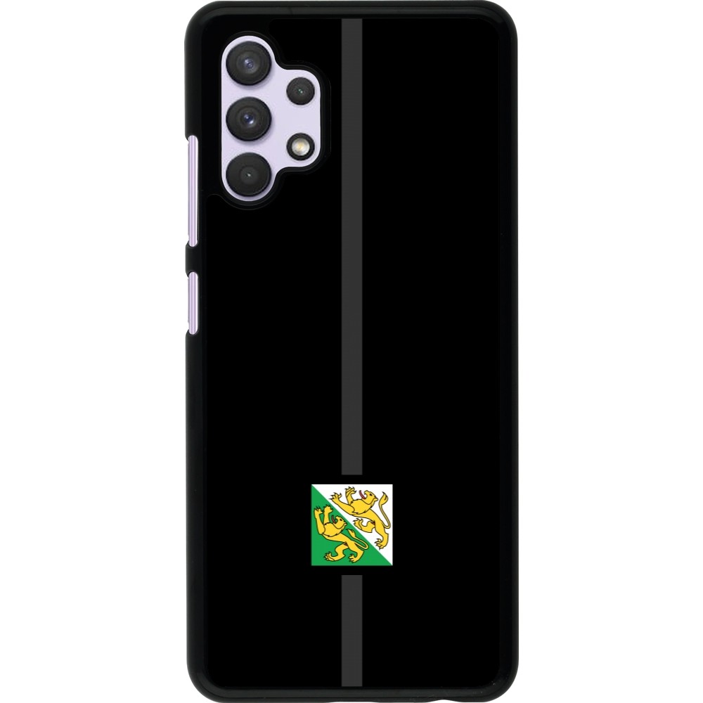 Samsung Galaxy A32 Case Hülle - Kanton TG schwarz