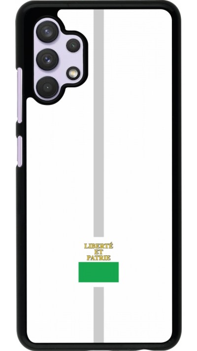 Samsung Galaxy A32 Case Hülle - Kanton VD weiss