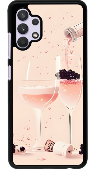 Coque Samsung Galaxy A32 - Champagne Pouring Pink