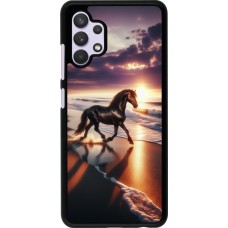 Coque Samsung Galaxy A32 - Cheval majestueux plage