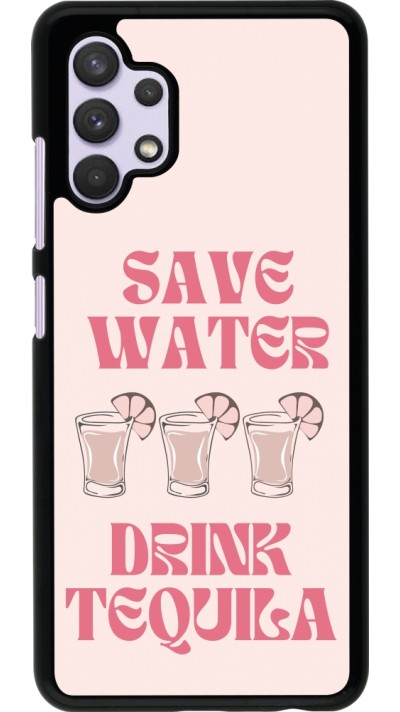 Samsung Galaxy A32 Case Hülle - Cocktail Save Water Drink Tequila