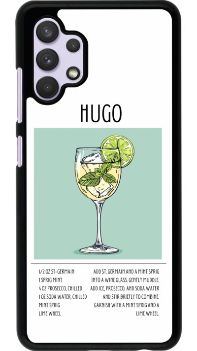 Samsung Galaxy A32 Case Hülle - Cocktail Rezept Hugo