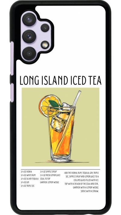 Coque Samsung Galaxy A32 - Cocktail recette Long Island Ice Tea