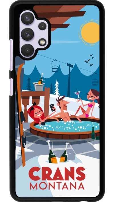 Coque Samsung Galaxy A32 - Crans-Montana Mountain Jacuzzi