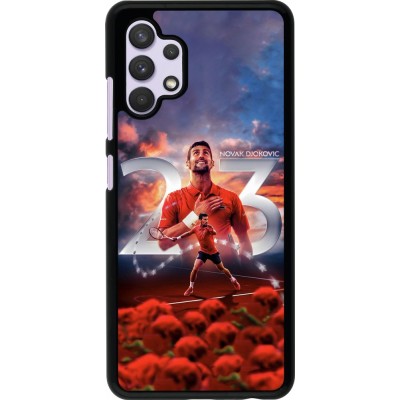 Samsung Galaxy A32 Case Hülle - Djokovic 23 Grand Slam