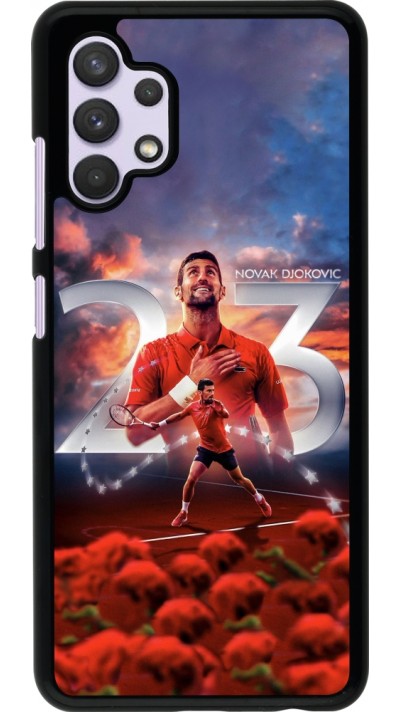 Samsung Galaxy A32 Case Hülle - Djokovic 23 Grand Slam