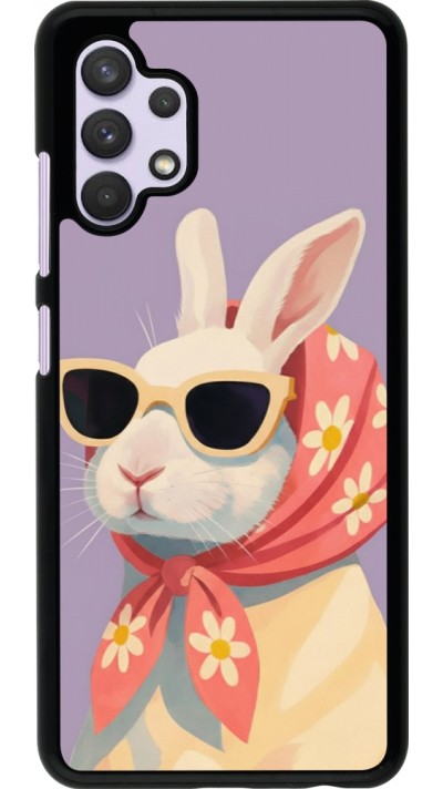 Samsung Galaxy A32 Case Hülle - Easter 2026 Rabbit with scarf