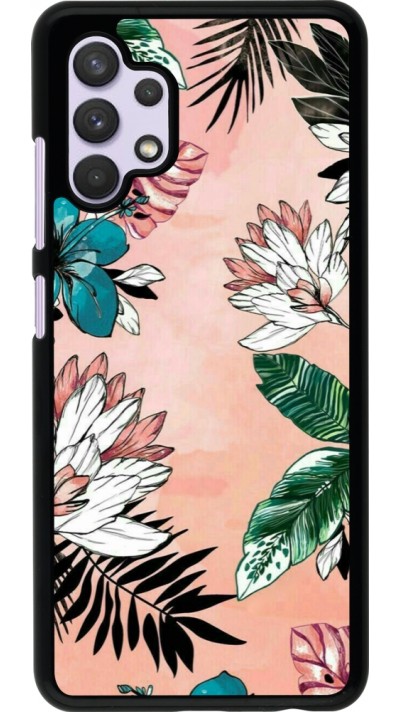 Samsung Galaxy A32 Case Hülle - Flowers Artprint