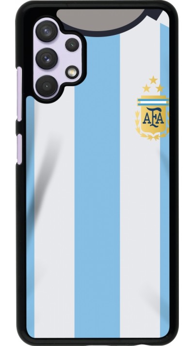 Samsung Galaxy A32 Case Hülle - Argentinien 2022 personalisierbares Fussballtrikot