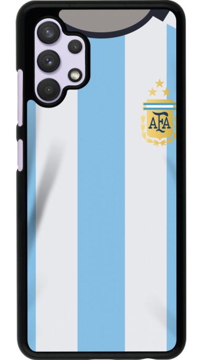 Coque Samsung Galaxy A32 - Maillot de football Argentine 2022 personnalisable