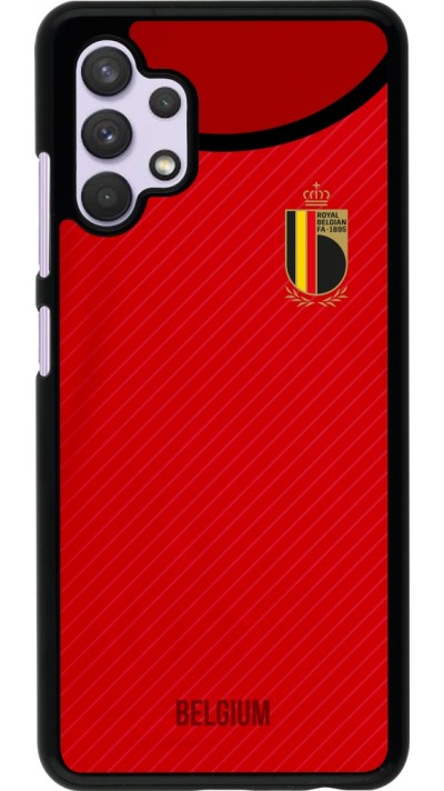 Samsung Galaxy A32 Case Hülle - Belgien 2022 personalisierbares Fußballtrikot