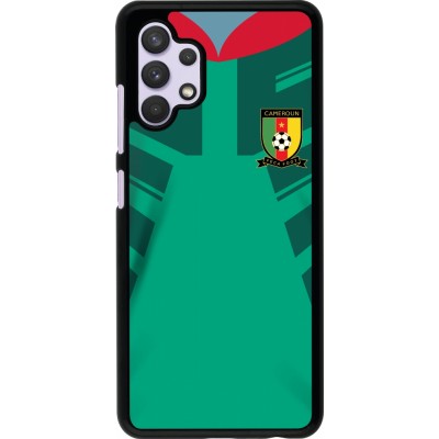 Coque Samsung Galaxy A32 - Maillot de football Cameroun 2022 personnalisable
