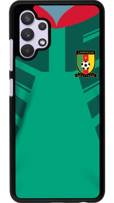 Samsung Galaxy A32 Case Hülle - Kamerun 2022 personalisierbares Fussballtrikot