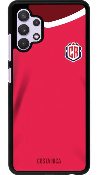 Coque Samsung Galaxy A32 - Maillot de football Costa Rica 2022 personnalisable