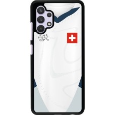 Samsung Galaxy A32 Case Hülle - Schweiz Away personalisierbares Fussballtrikot