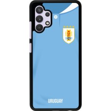 Samsung Galaxy A32 Case Hülle - Uruguay 2022 personalisierbares Fussballtrikot