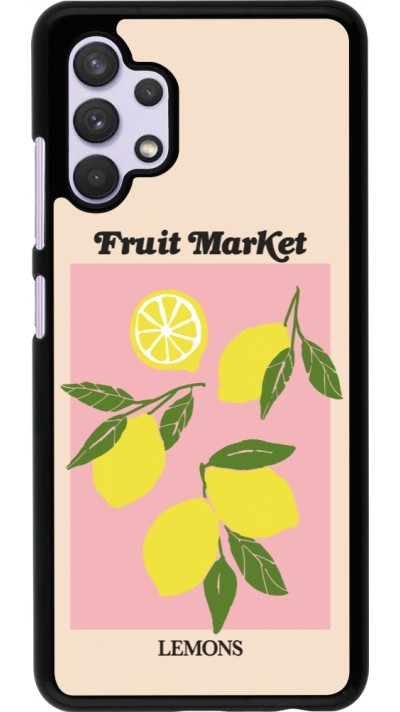 Coque Samsung Galaxy A32 - Fruit market lemons 2026