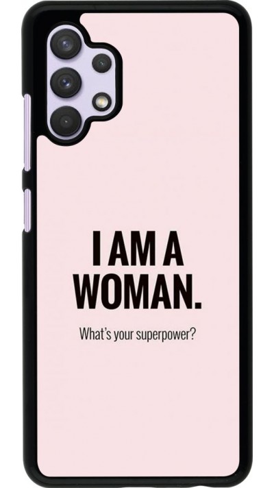 Hülle Samsung Galaxy A32 - I am a woman