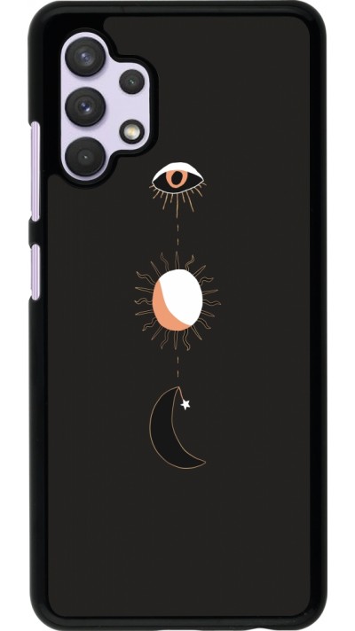 Samsung Galaxy A32 Case Hülle - Halloween 22 eye sun moon