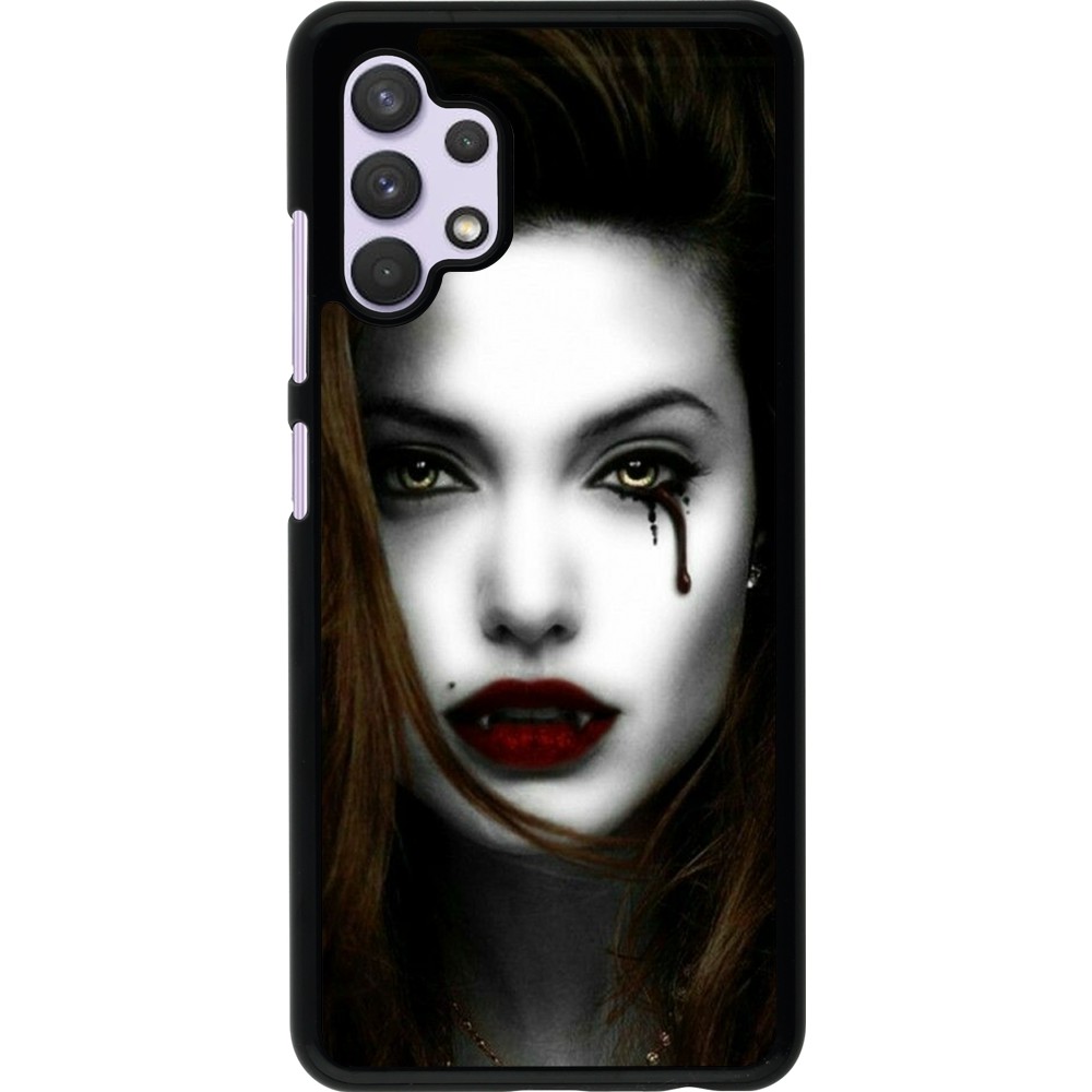 Samsung Galaxy A32 Case Hülle - Halloween 2023 gothic vampire