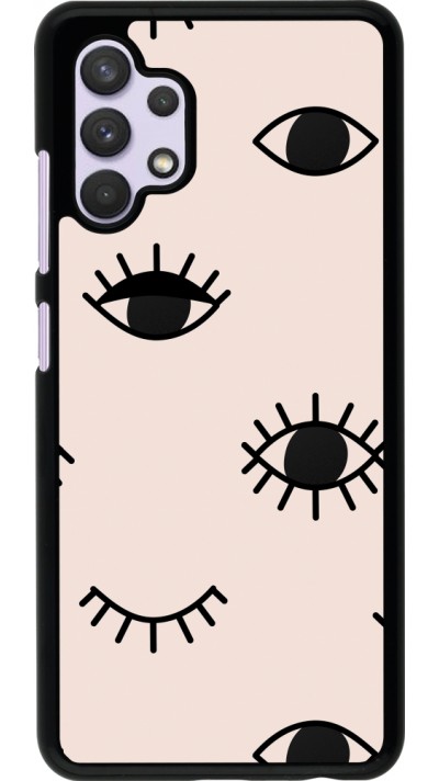 Samsung Galaxy A32 Case Hülle - Halloween 2023 I see you