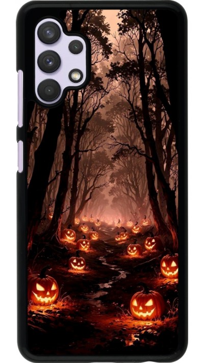Coque Samsung Galaxy A32 - Halloween 2025 Road of Terrifying Pumpkins