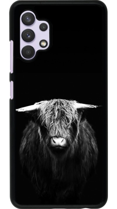 Samsung Galaxy A32 Case Hülle - Highland calf black