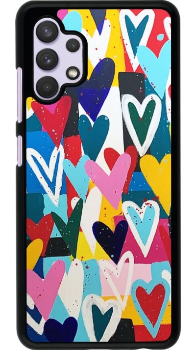 Hülle Samsung Galaxy A32 - Joyful Hearts