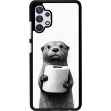 Coque Samsung Galaxy A32 - Loutre papier de toilette