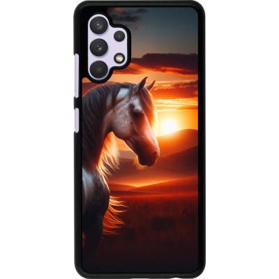 Coque Samsung Galaxy A32 - Majestic Sunset Horse