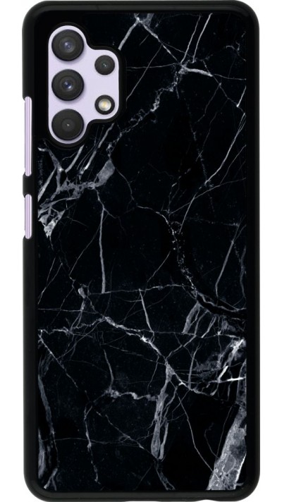 Coque Samsung Galaxy A32 - Marble Black 01