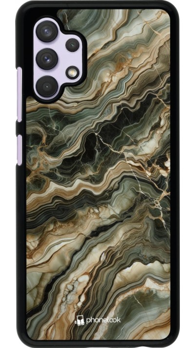 Samsung Galaxy A32 Case Hülle - Oliv Marmor