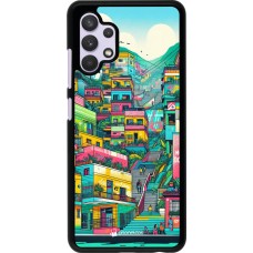 Samsung Galaxy A32 Case Hülle - Medellin Comuna 13 Kunst